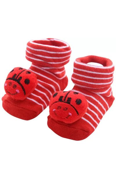 Baby Booties Baby Boys &amp; Baby Girls Ankle Length, Mid-Calf/Crew Pack of 4 - The Minies