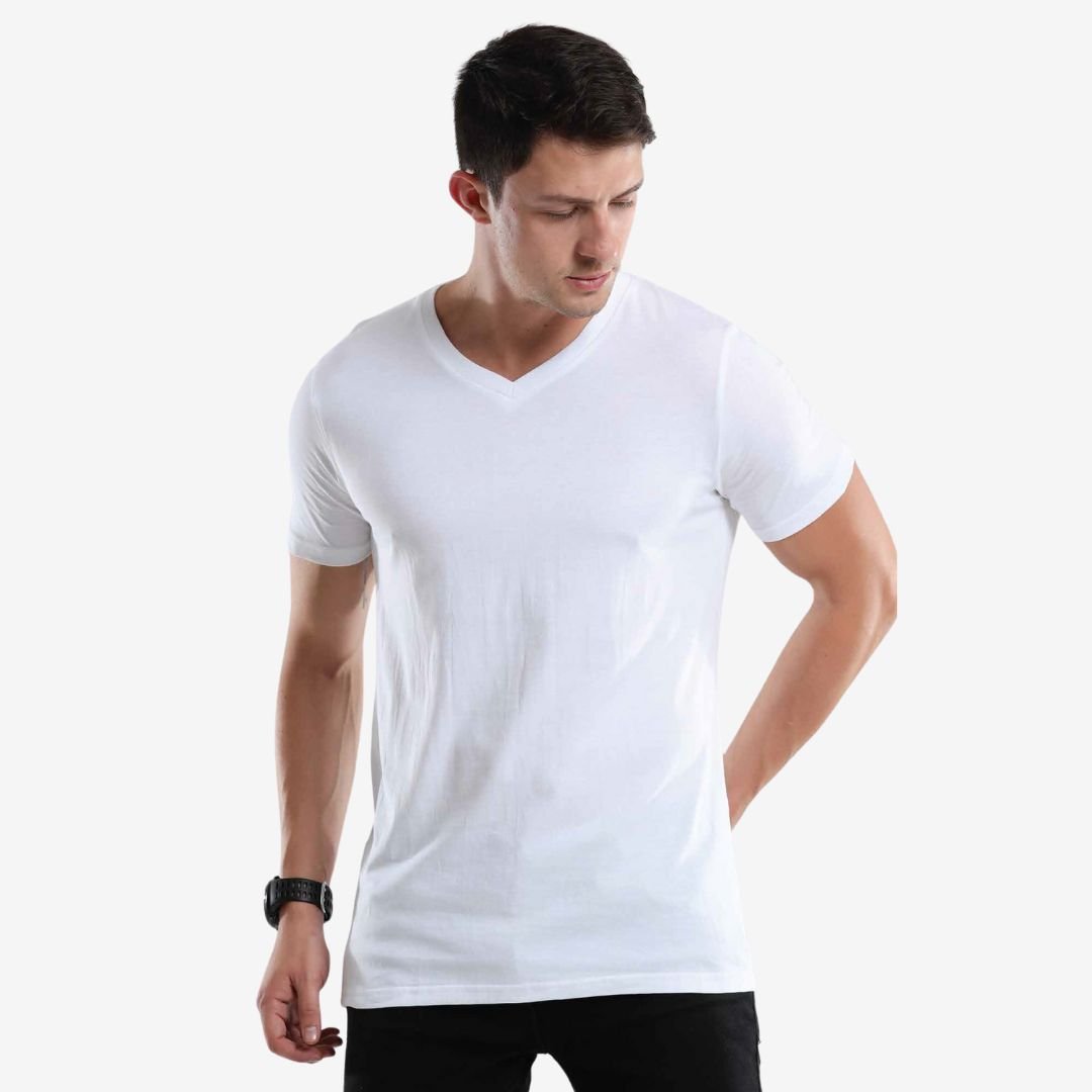 Basics Men’s V-Neck T-Shirt - The Minies
