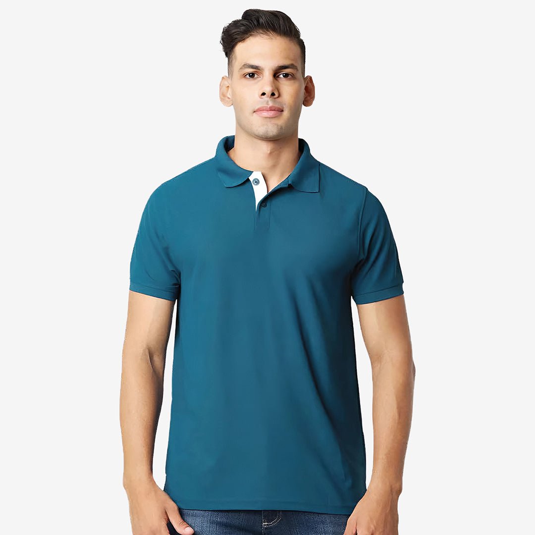 Basics Micro Polyester Polo Half Sleeves T-Shirt - The Minies
