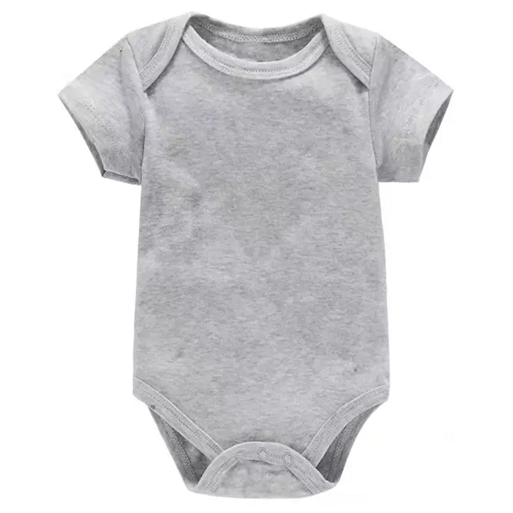 Basics Short Sleeve Half Romper for Newborn Baby Boys &amp; Baby Girls - The Minies
