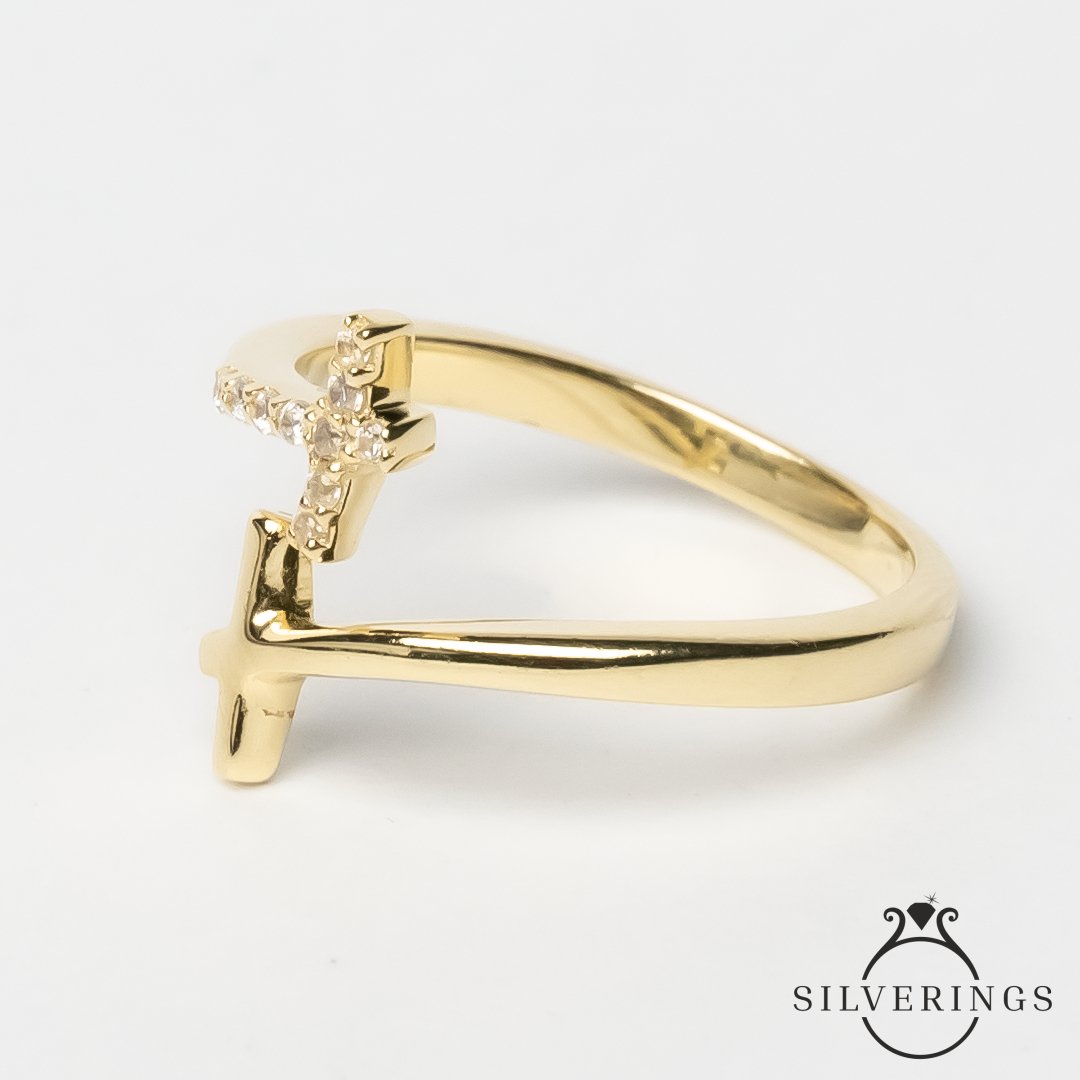 Bless me God Gold Ring - Silverings