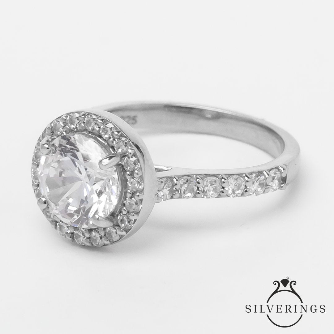Forever Solitaire Zircone Ring - Silverings