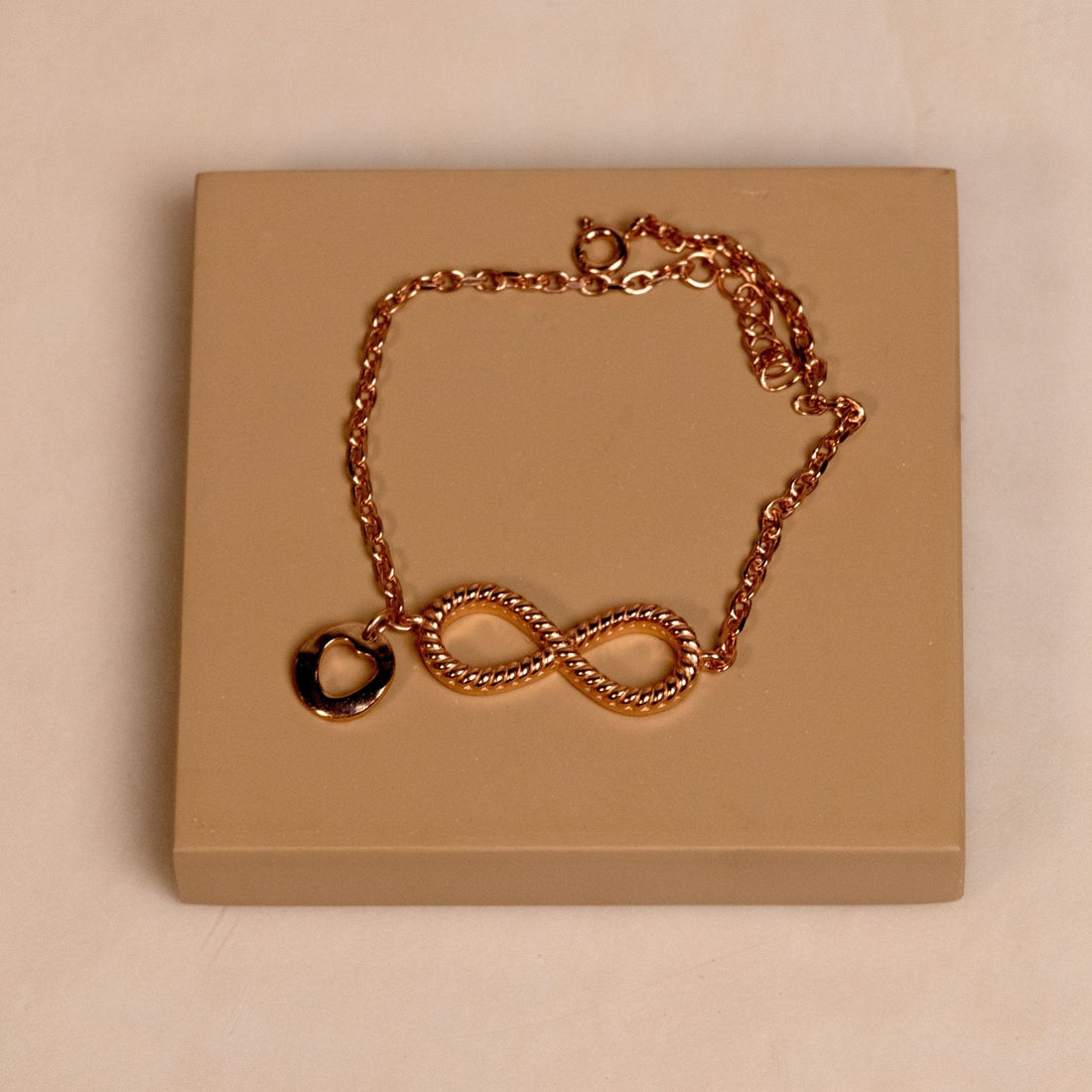 Infinity till Eternity Rose Gold Bracelet - Silverings