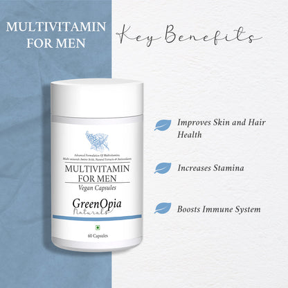 Buy Multivitamins for Men Capsules Online in India | The Minies - GreenOpia Naturals