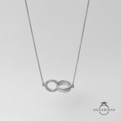 The Soul Tie Zircon Necklace - Silverings