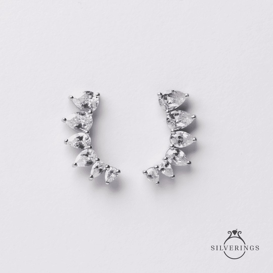 The Ultimate Solitaire Gold Earrings - Silverings