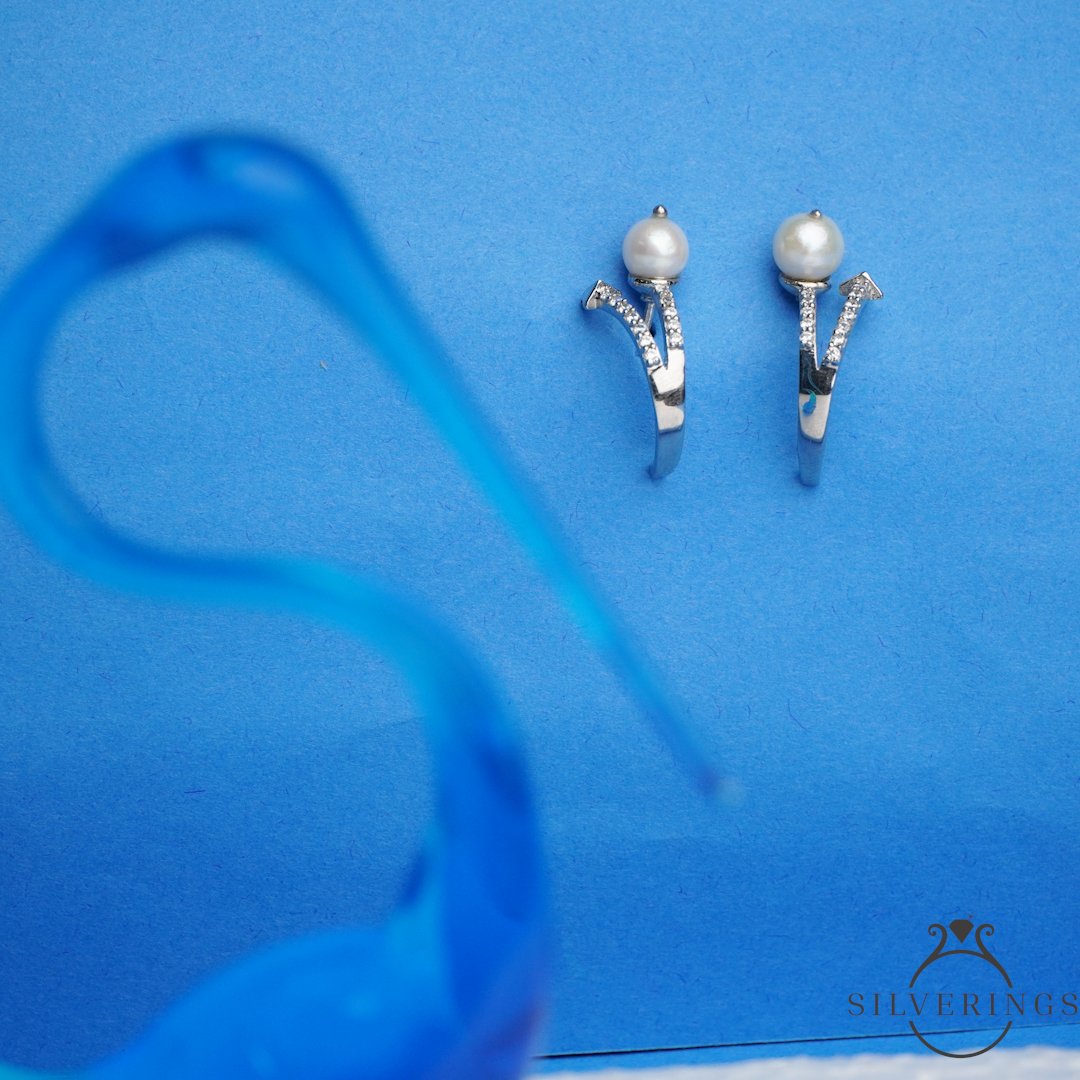 Tiffanys Pearl Earrings - Silverings
